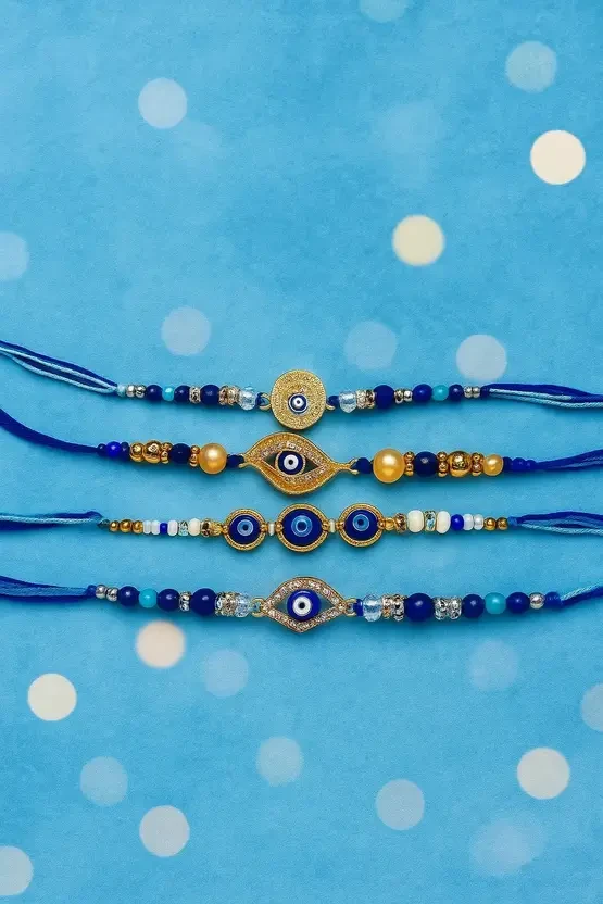 Evil Eye Rakhi Set
