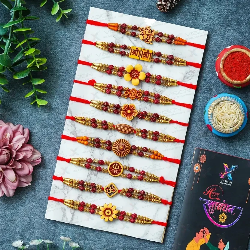 Double Line Mauli Rakhi