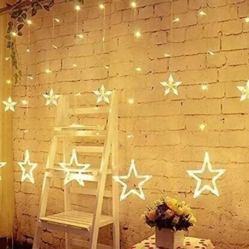 Yellow Star Rice Lights